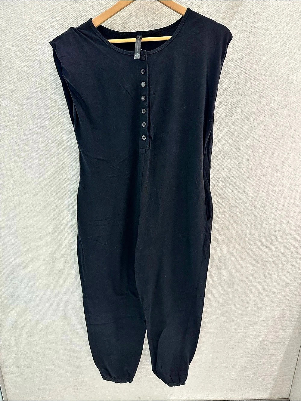 Smash + Tess x Hilary Duff Black Button Front Jumpsuit Size Large